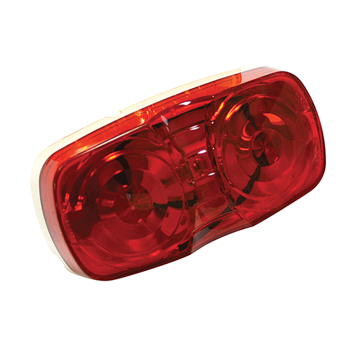Cequent Consumer Products Two Bulb Standard Clearence Lite 2 x 4 Red (2 x 4, Red)