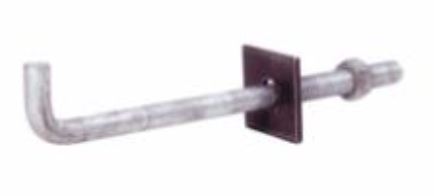 Grip-Rite 1/2 in. x 12 in. Anchor Bolts With Nut & Washer (1/2