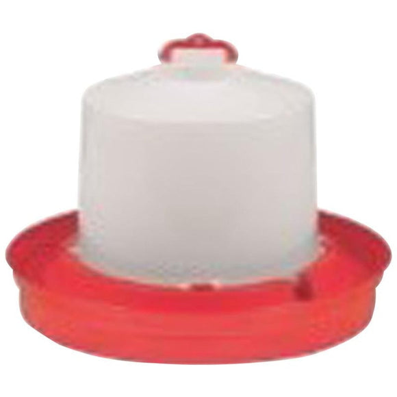 LITTLE GIANT DEEP BASE POULTRY WATERER (1 GAL, RED)