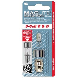 Magnum Star II Xenon Replacement Lamp For 3-Cell C Or D Maglite Flashlights