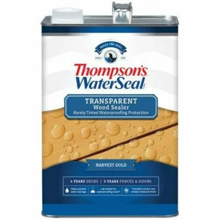 Thompson’s® WaterSeal® Transparent Wood Sealer 1 Gallon Harvest Gold (1 Gallon, Harvest Gold)
