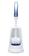 Hardware House Toilet Bowl Brush and Caddy with Comfort Grip Handle