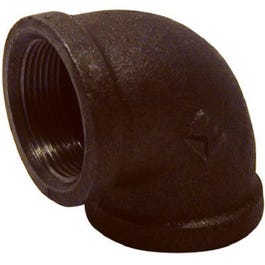 90-Degree Equal Pipe Elbow, Black, 2-In.