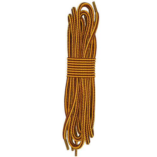 Jobsite & Manakey Group Braided Laces Yellow / Brown 45 in. (45 in., Yellow / Brown)