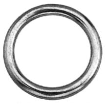 Baron Large Steel Round Rings 2 in. (2