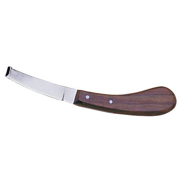 Weaver Leather Left-Handed Hoof Knife With Wooden Handle (8