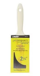 Linzer Polyester Blend Bristle Pro Impact Flat Paint Brush 2.5 in. (2.5