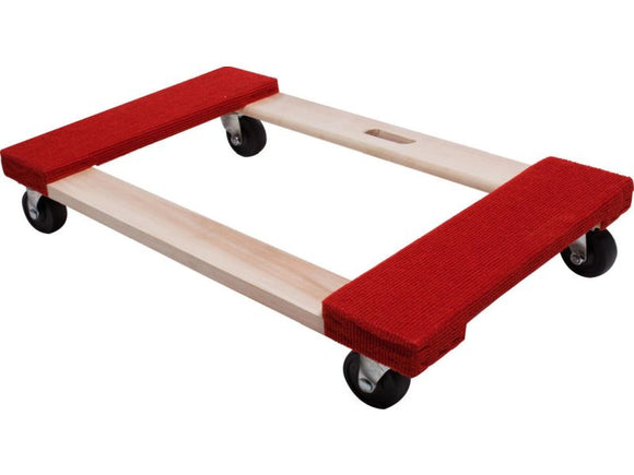 Shepherd Hardware Move-It Carpeted Solid Wood Moving Dolly (18