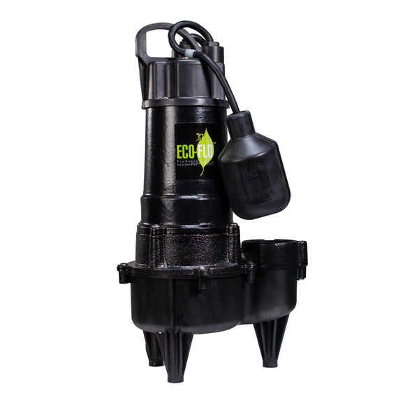 Eco-Flo ½ HP Cast Iron Sewage Pump (1/2 HP)