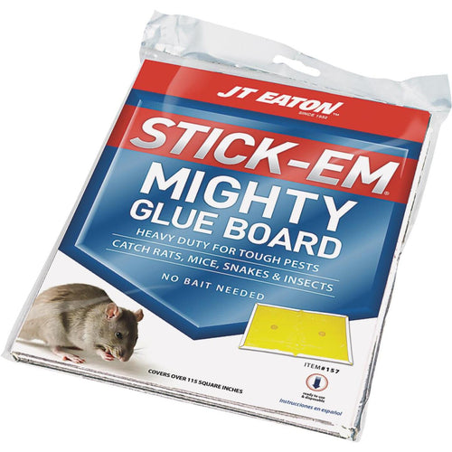 JT Eaton Stick-Em Mighty Glue Board Mouse & Rat Trap