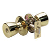 Master Lock Residential Grade 3 Door Hardware Tulip Style Bed and Bath Door Knob; Polished Brass (2.12, Polished Brass)