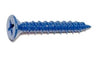 Midwest Fastener Phillips Flat Head Masonry Screws (1/4 x 2-1/4, Blue Ruspert, Steel)