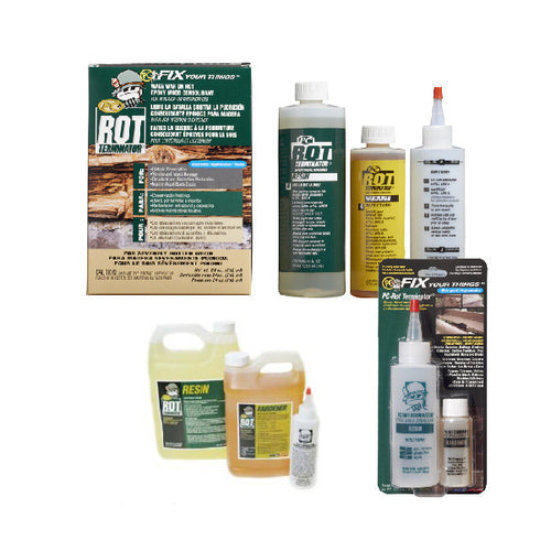 Protective Coating PC-Rot Terminator® Epoxy Rotted Wood Hardener 3.25 oz. (3.25 oz.)