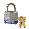 MasterLock 1KA 2006 Tumbler Padlock, Steel Pin ~ Laminated KA=1