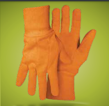 Boss Kids’ Solid Jersey Gardener Gloves with Knit Writs (One Size  Ages 9-12)