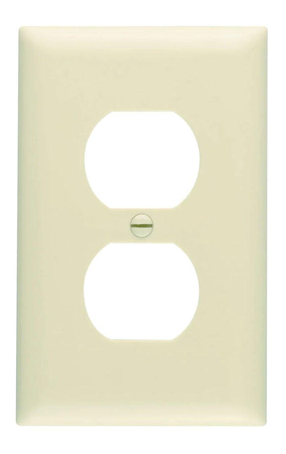 Pass & Seymour Duplex Receptacle Openings, One Gang, Ivory