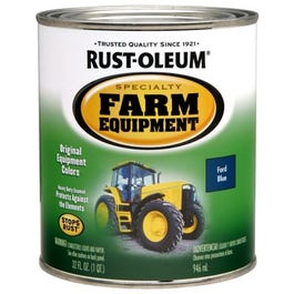 Farm Equipment Enamel Paint, Ford Blue, 1-Qt.