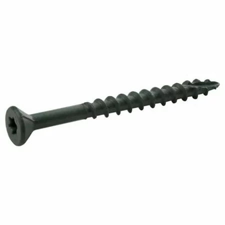 Grip-Rite #8 x 1-1/4 In. 1 lbs No.8 Star Bugle Head Exterior Deck Screws Green