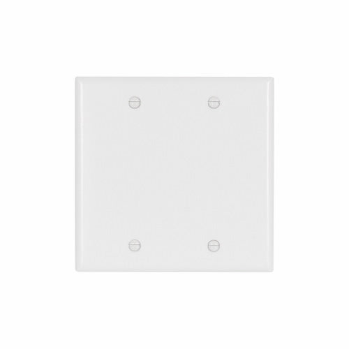 Eaton Cooper Wiring Standard Size Blank Wallplate, White