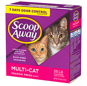 Scoop Away Multi-Cat Scented Litter Clumping Cat Litter 14 lb (14 lb)