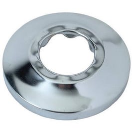 Pipe Cover Flange, Shallow, Chrome, 3/4-In.