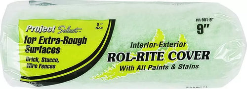 Linzer Rol-Rite Polyester 9 in. W x 1 in. Regular Paint Roller Cover