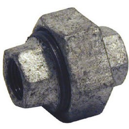 Galvanized Pipe Fitting, Union, Brass/Iron, 1-In.