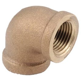 Pipe Fittings, Brass Elbow, Lead Free, 90 Degree, 3/8-In.