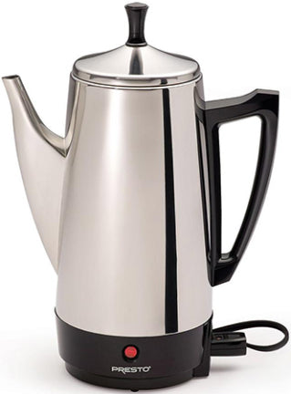 12 CUP STAINLESS STEEL PERCOLATOR
