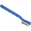 Forney 7-1/4 In. Plastic Handle General Purpose Wire Brush with Stainless Steel Bristles