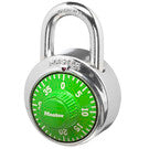 Master Lock Combination Lock 1-7/8in (48mm) Wide Combination Dial Padlock; Assorted Colors