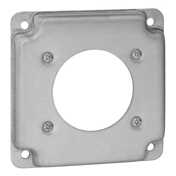 Thomas & Betts Steel City  Pre-Galvanized Steel Outlet Box Cover 4 Inch x 4 Inch